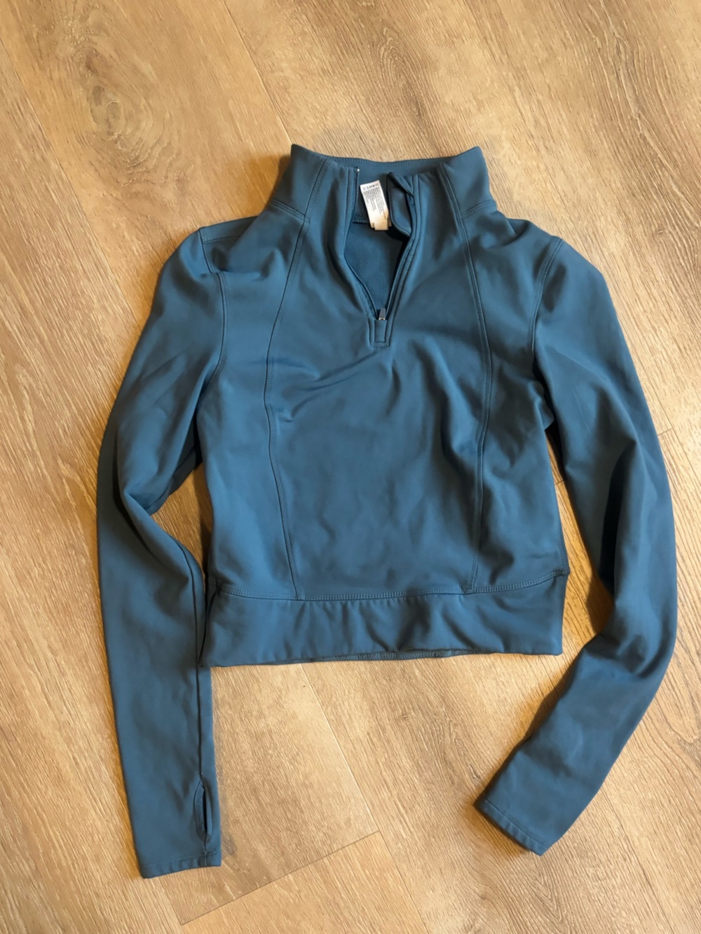Women’s Half-Zip Performance Top - blue/gray